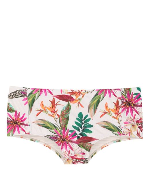 Lygia & Nanny Parati floral-print swimming trunks