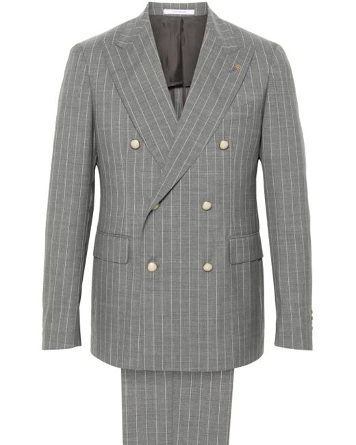 Tagliatore pinstriped double-breasted suit
