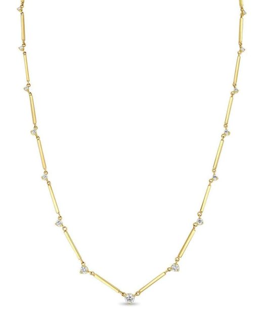 Zoe Chicco 14kt yellow diamond necklace