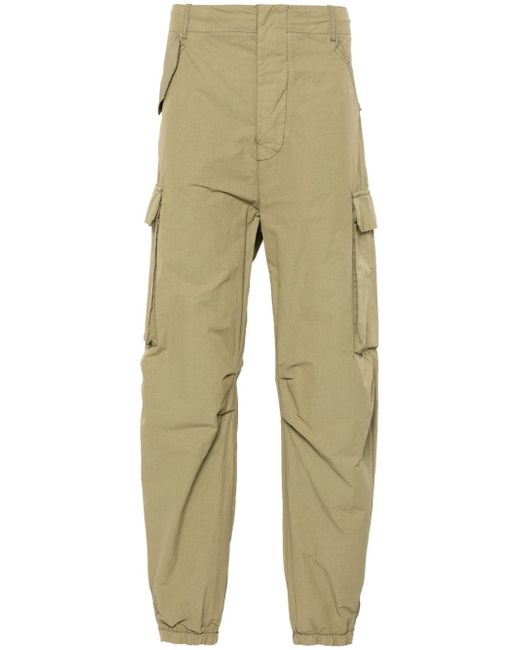 Laneus cargo-pockets wide-leg trousers