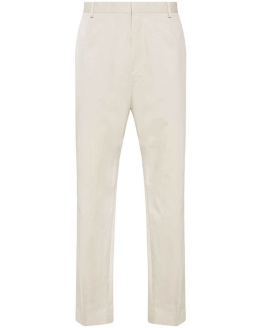 Calvin Klein tech-cotton tapered-leg tailored trousers