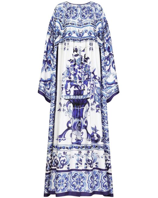 Dolce & Gabbana majolica-print dress
