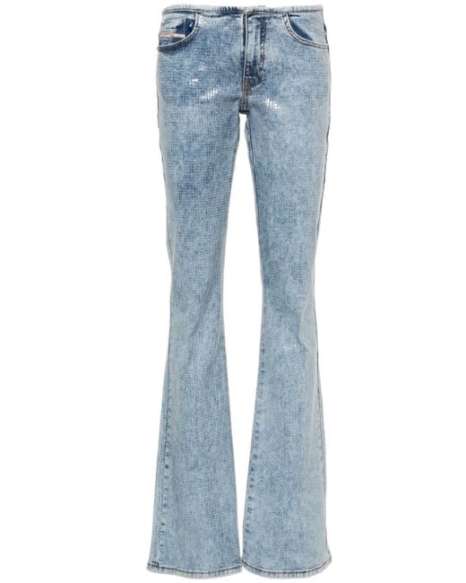 Diesel mid-rise flared jeans