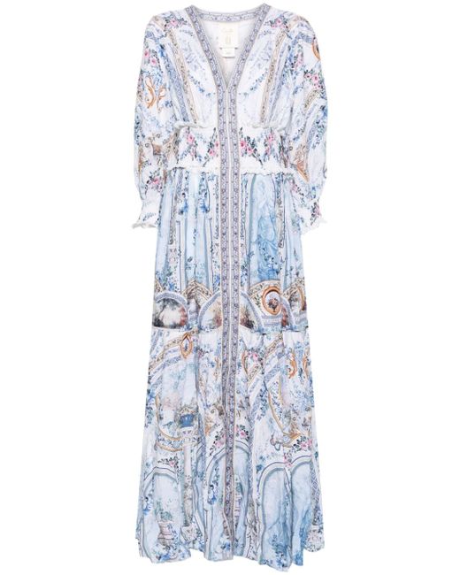 Camilla floral-print maxi dress