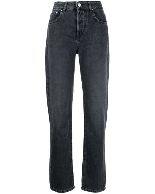 Trussardi high-waisted straight-leg jeans