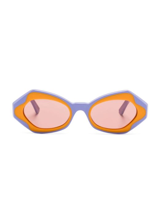 Marni Eyewear Unlahand geometric-frame sunglasses