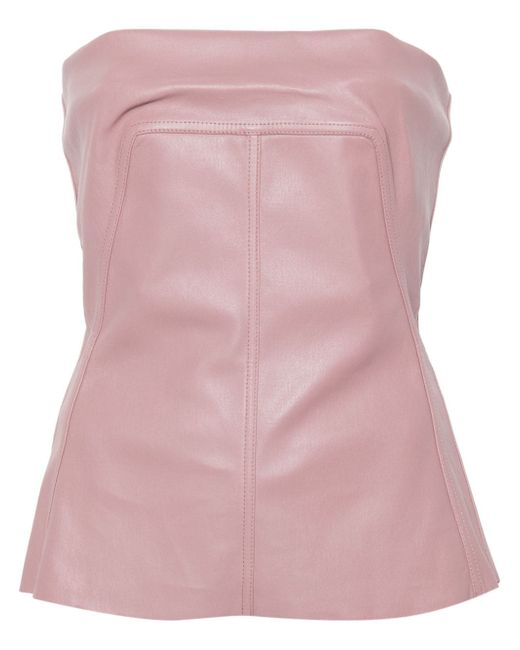 Rick Owens panelled bustier top