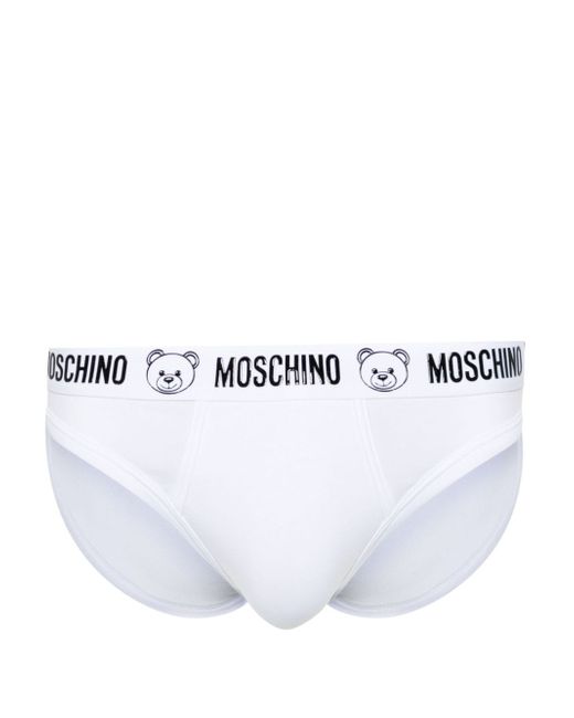 Moschino logo-waistband jersey briefs