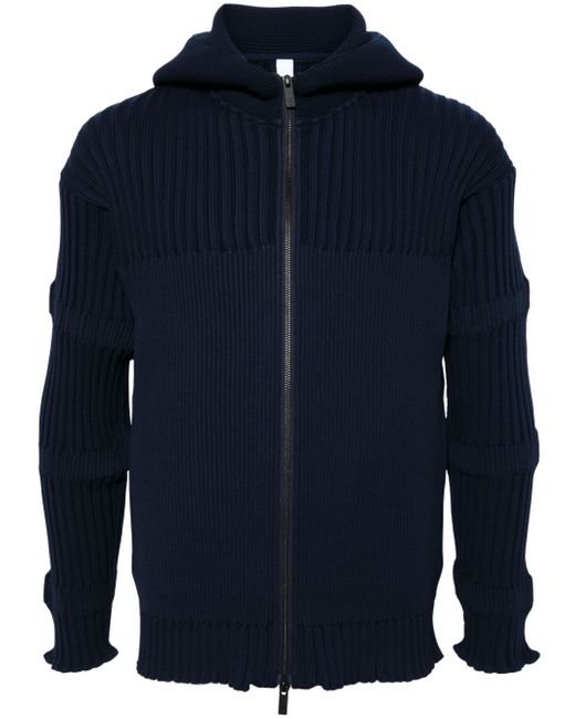 Cfcl knitted zip-up hoodie