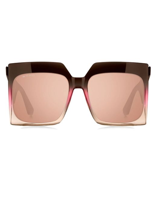 Etro Tailoring oversize-frame sunglasses