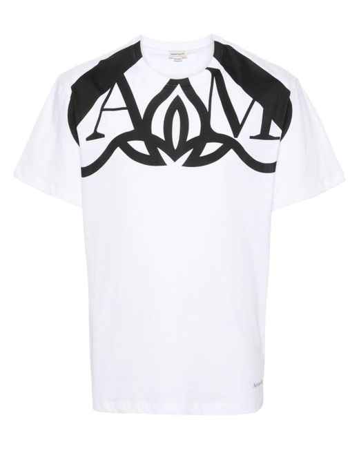 Alexander McQueen Seal Harness cotton T-shirt