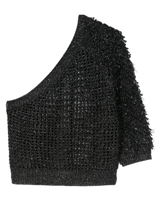 Peserico one-shoulder knitted top
