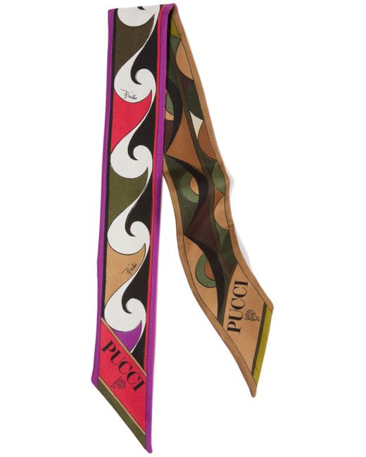 Pucci Rombi-print scarf