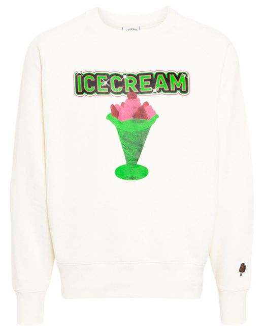 Icecream logo-print sweatshirt