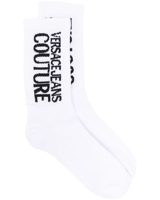Versace Jeans Couture intarsia-knit logo socks