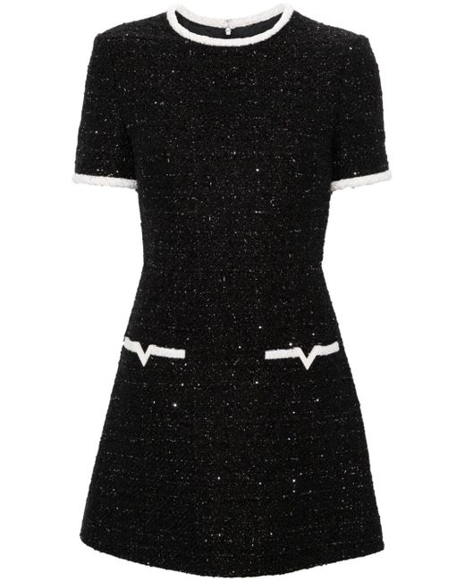 Valentino Garavani lurex-detail tweed minidress