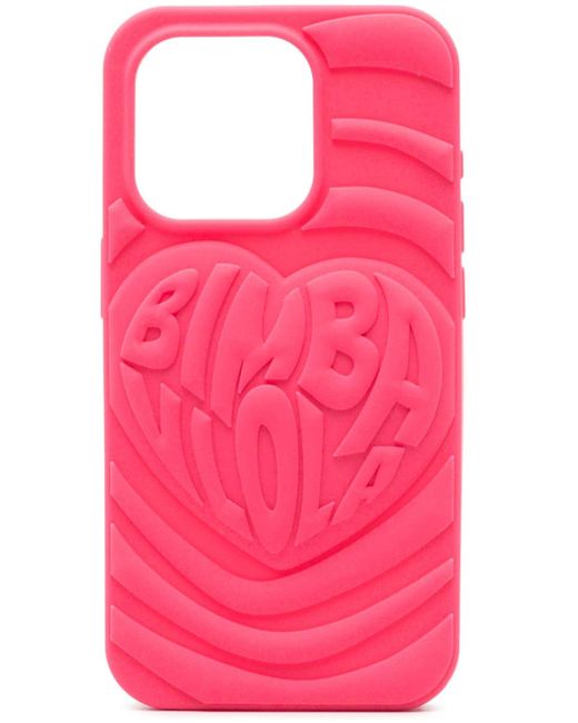 Bimba Y Lola logo-embossed iPhone 15 Pro case