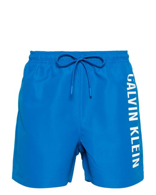 Calvin Klein logo-print swim shorts