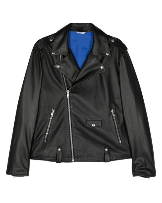 Manuel Ritz zip-up leather jacket