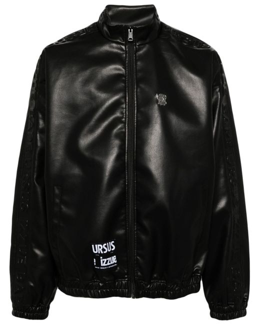Izzue zip-up faux-leather jacket