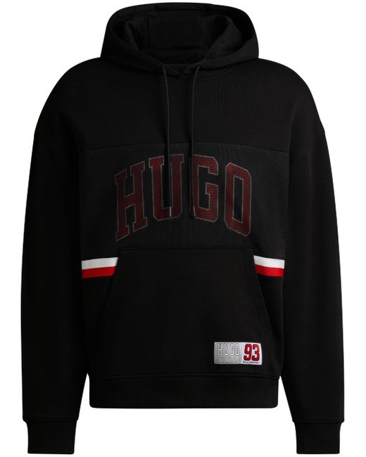 Hugo Boss panelled hoodie