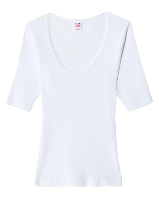 Re/Done scoop-neck T-shirt