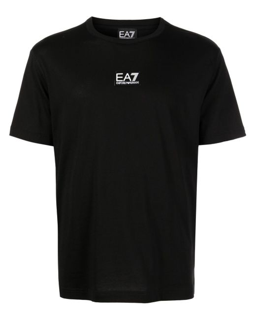 Ea7 logo-print T-shirt