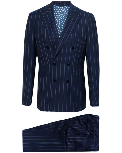 Gabo Napoli striped wool suit