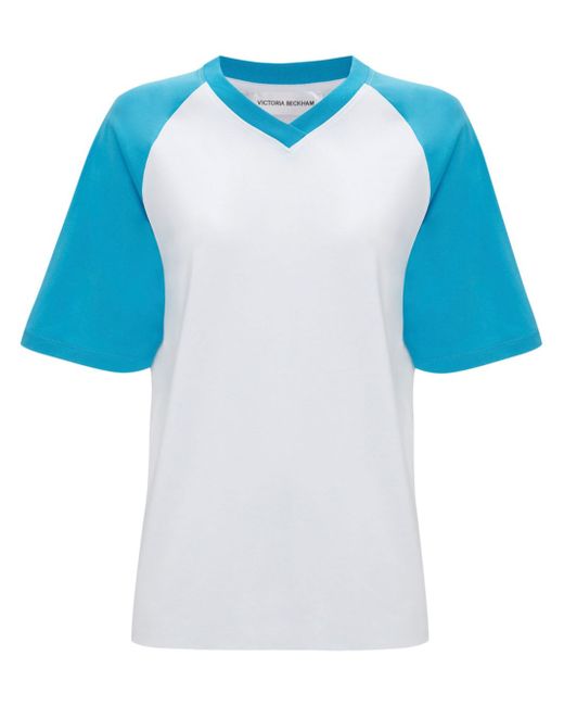 Victoria Beckham Football organic-cotton T-shirt