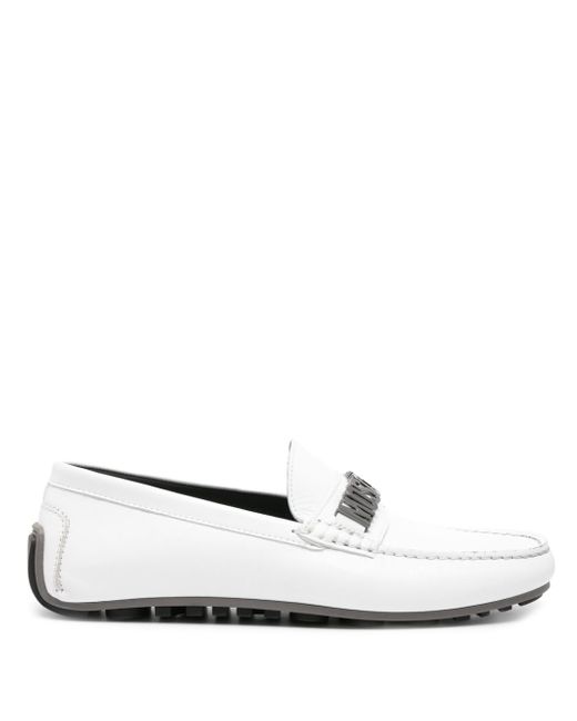 Moschino logo-embellished loafers