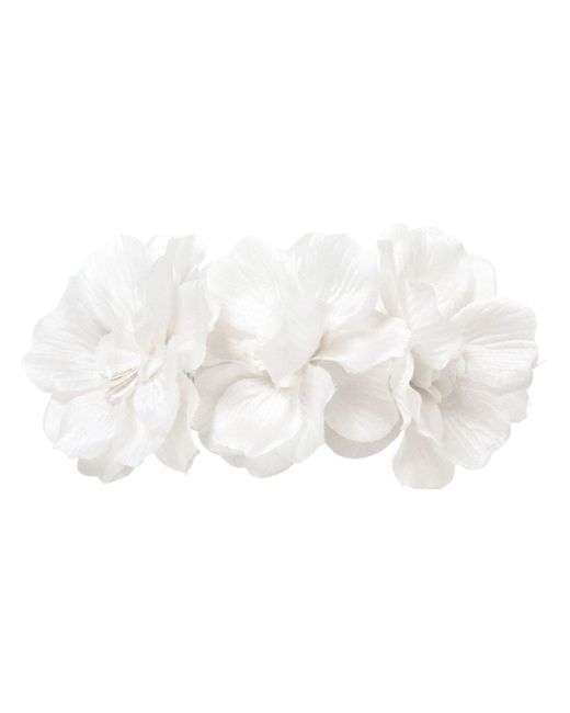 Jennifer Behr Gardenia floral-appliqué hair pin