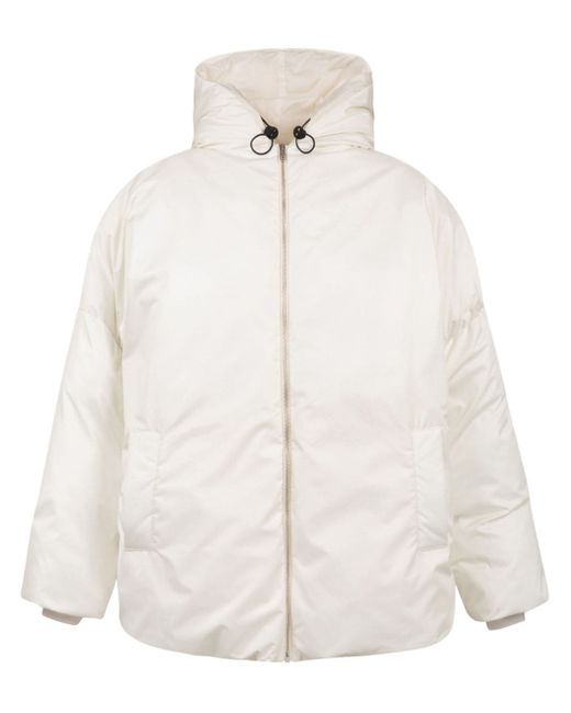 Bally hooded zip-up jacket