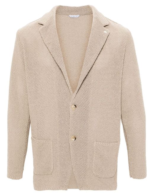 Manuel Ritz single-breasted knitted blazer