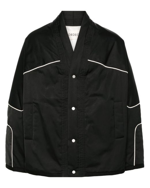 Mordecai piped-trim padded jacket