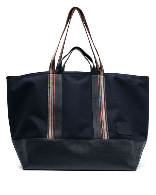 Paul Smith logo-patch tote bag