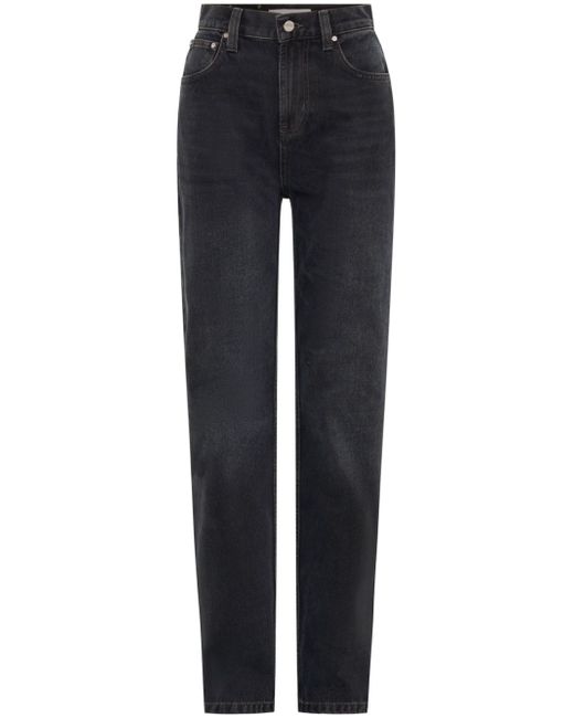 Dion Lee high-waisted straight-leg jeans