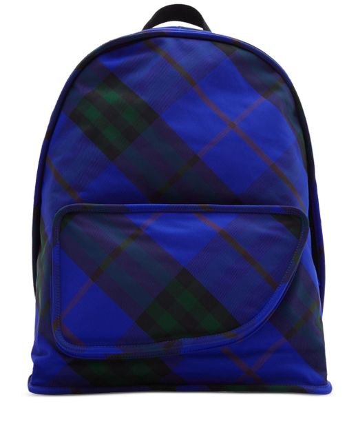 Burberry Shield Check-print backpack