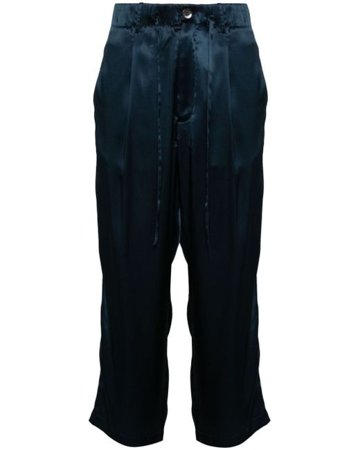 Pierre-Louis Mascia piped trim-detail trousers