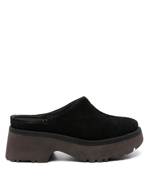 Ugg New Heights 50mm suede clogs