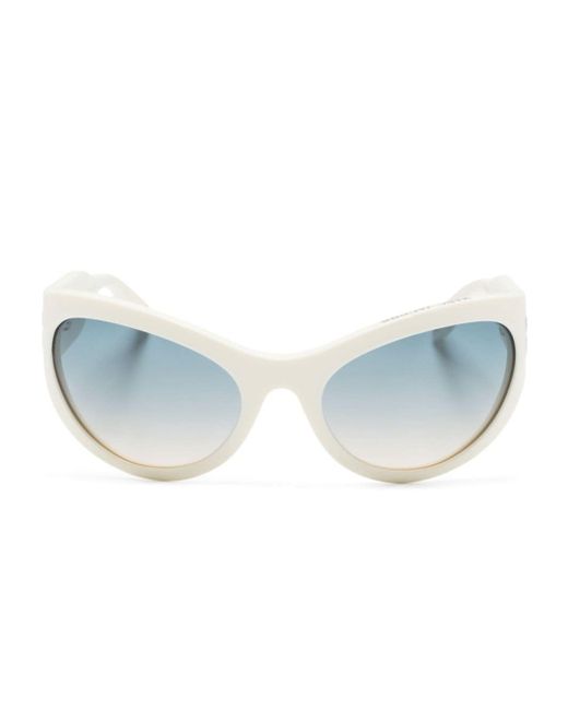 Marc Jacobs Icon Wrapped oval-frame sunglasses