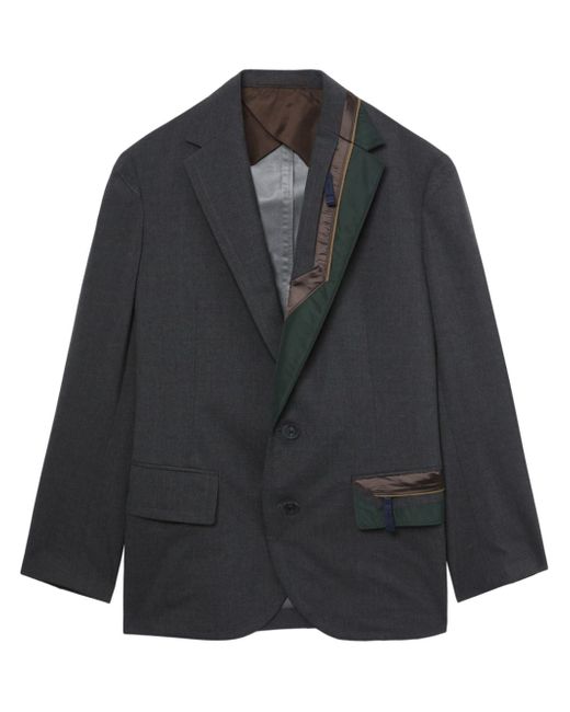 Kolor contrasting-panel blazer