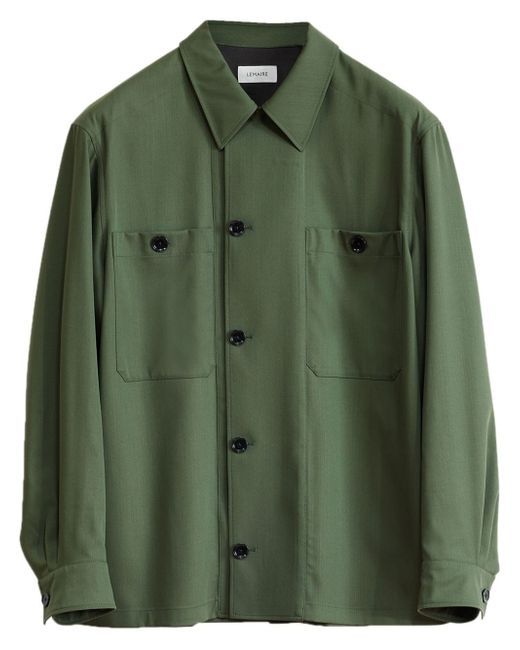 Lemaire military-inspired shirt jacket