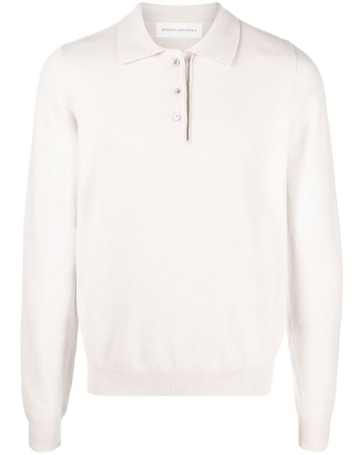 Extreme Cashmere polo-collar cashmere-blend jumper