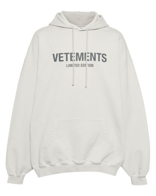 Vetements Limited Edition logo-print hoodie