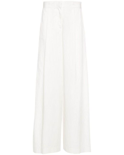 Federica Tosi pinstriped wide trousers