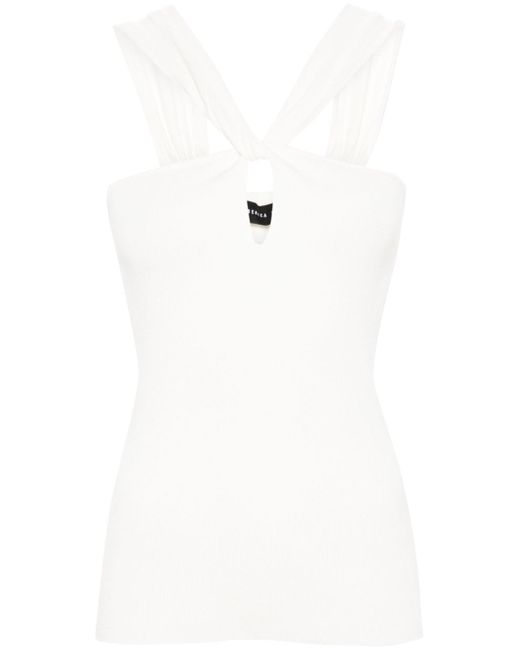Federica Tosi key-hole knitted top