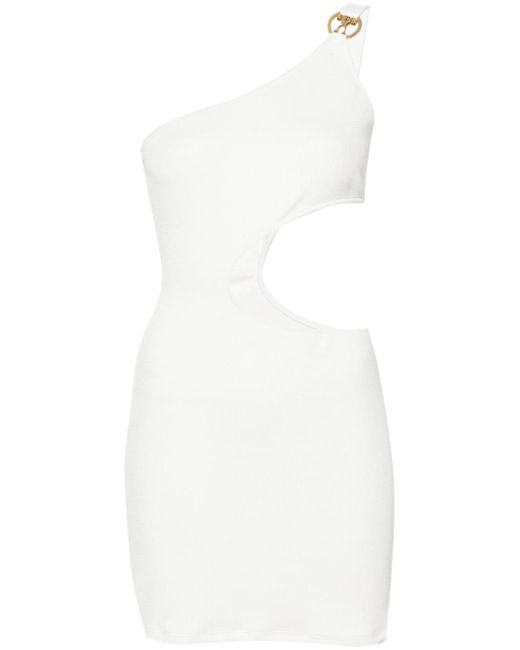 Moschino one-shoulder cut-out minidress