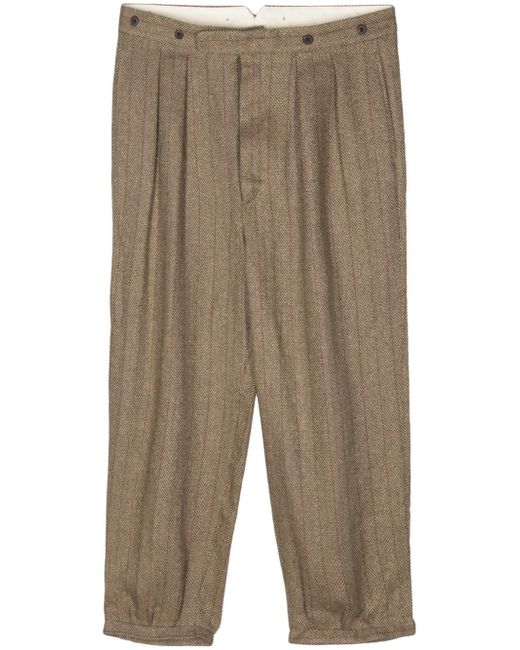 Polo Ralph Lauren Plus-2 herringbone pinstripe trousers