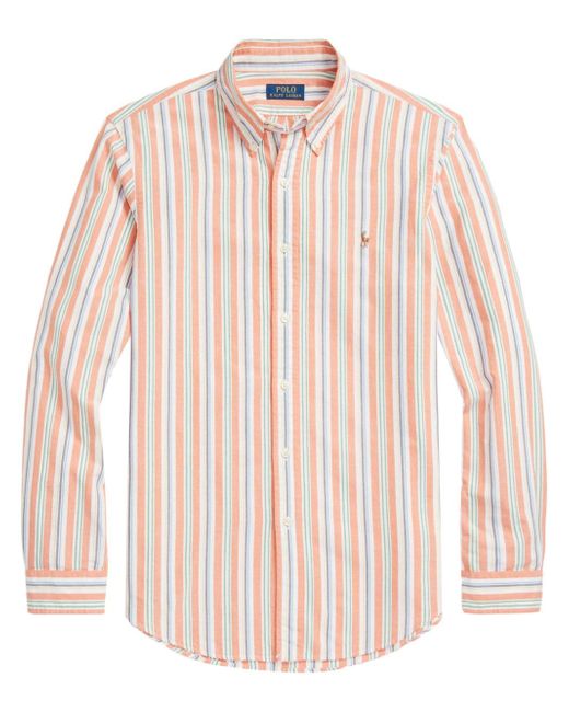 Polo Ralph Lauren classic-collar striped shirt