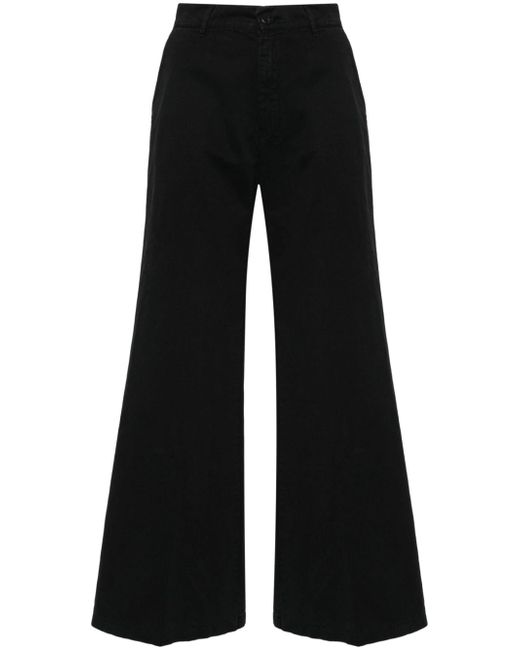 Forte-Forte mid rise wide-leg trousers